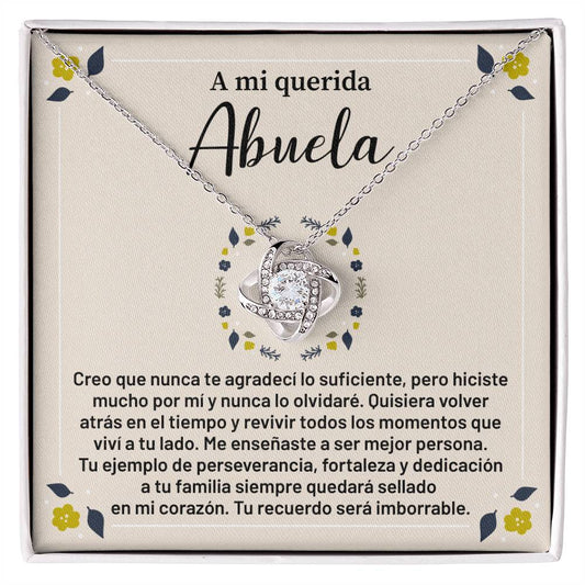 A Mi Querida Abuela, Creo Que Nunca Te  Agradeci Lo Suficiente,  Pero Hiciste Mucho Por Mi Y Ninca Lo Olvidare.