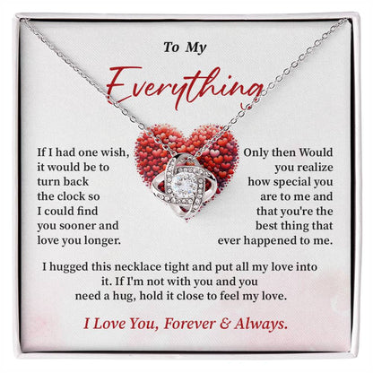 To My Everything Necklace Gift From Your Husband Stylish Necklace Gift