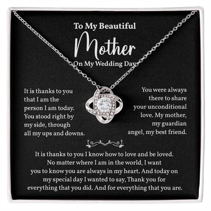 Wedding Gift for Mother – Message Card Necklace Box