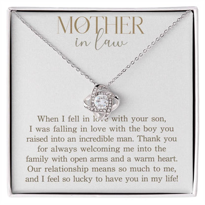Gift for Mother-in-Law from Daughter-in-Law – Wedding Day or Birthday Jewelry Gift