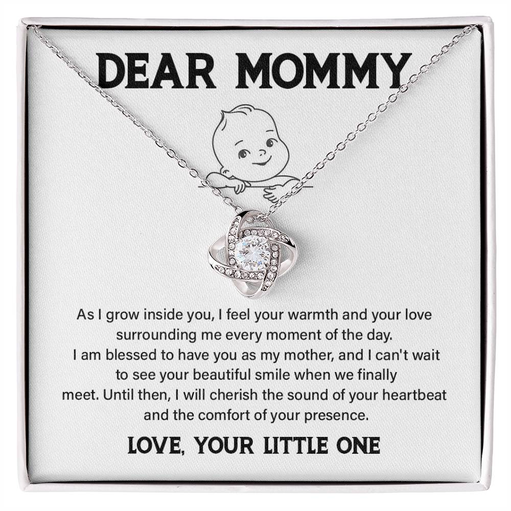Gift for Pregnant Mom from Baby – Dear Mommy Message Card