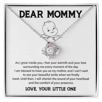 Gift for Pregnant Mom from Baby – Dear Mommy Message Card
