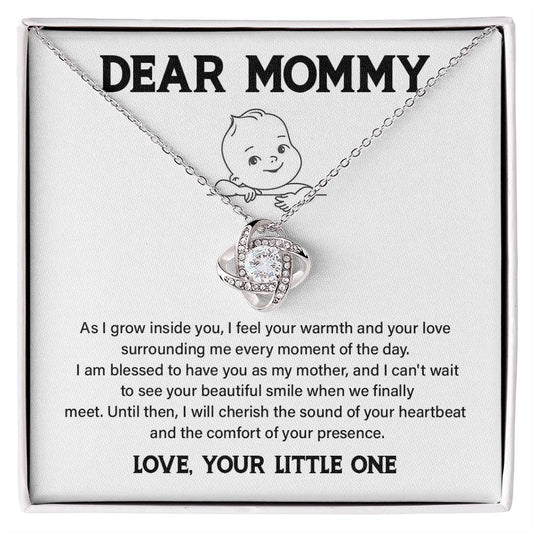 Gift for Pregnant Mom from Baby – Dear Mommy Message Card