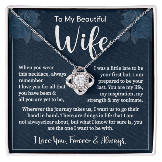 Gift for Wife from Husband – heartfelt Note with Jewelry