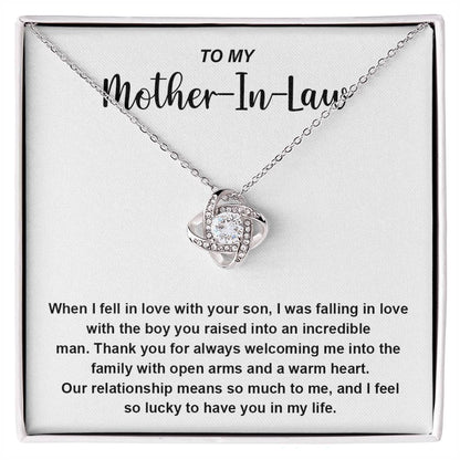 Mother-In-Law Necklace from Daughter-in-Law – Heartfelt Gift Box Jewelry
