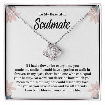 Soulmate Gift for Her with Floral Message Card