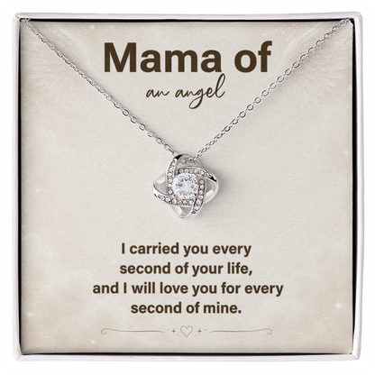 Mama of an angle necklace