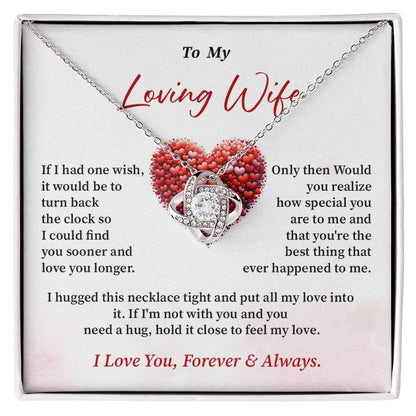To My Loving Wife Necklace Gift From Your Soulmate Love Necklace