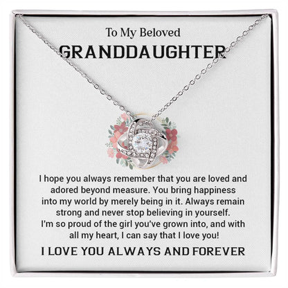 Granddaughter Necklace Gift from Grandparent – Jewelry with Card