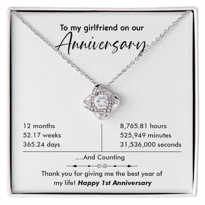 1st Anniversary Gift for Girlfriend – Necklace Box