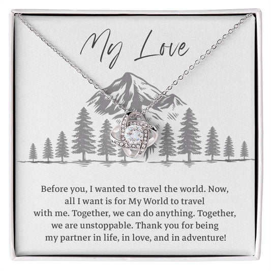 Adventure Partner Gift for My Love – Message Card Inside