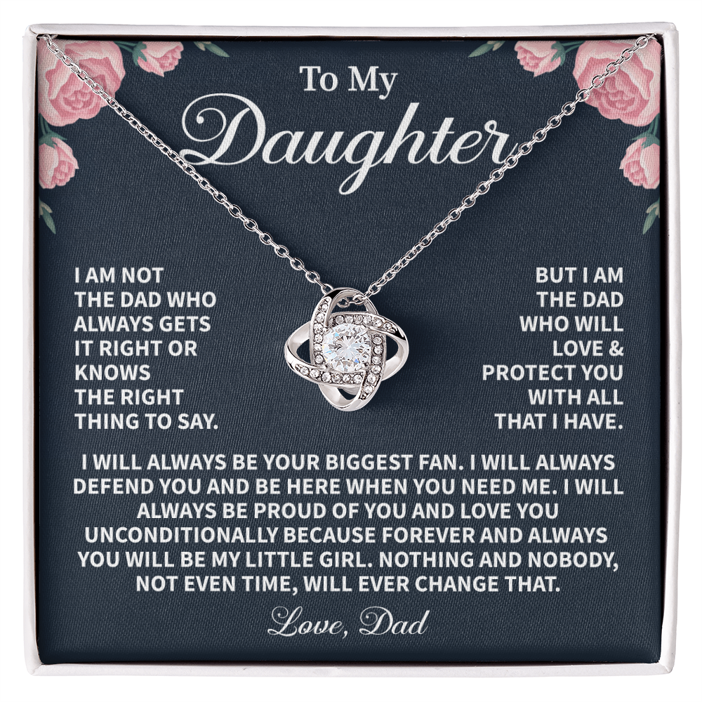 Daughter Necklace Gift from Dad Forever Your Girl