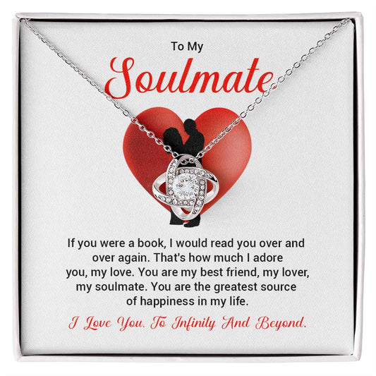 Soulmate Gift for Her – Infinity Love Message Card