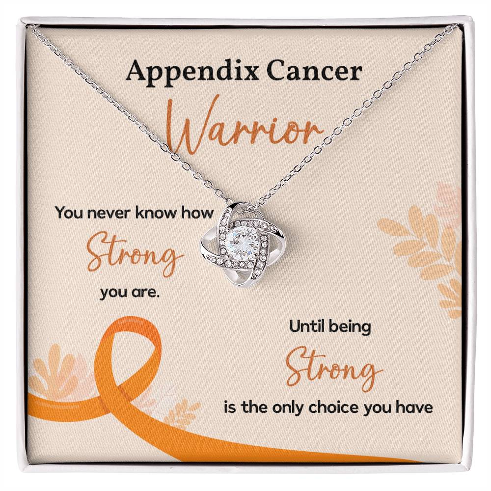 Appendix Cancer Warrior Gift with Message Card