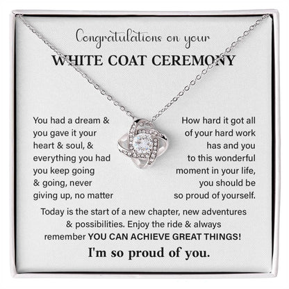 White Coat Ceremony Gift Necklace – Jewelry for Her