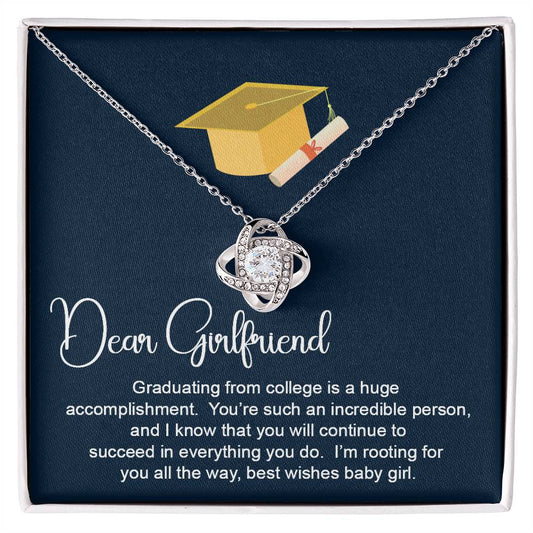 Dear Girlfriend Necklace Girlfriend Graduation Necklace Gift Gift For Graduation Necklace For Girlfriend Proud Of You Graduation Necklace Best Wishes Necklace For Girlfriend Sentimental Gift For Girlfriend Necklace For Girlfriend Necklace For Girlfriend