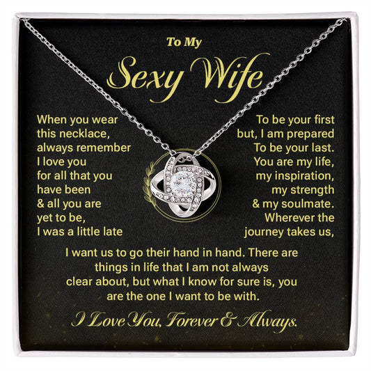 Sexy Wife Necklace Gift with Message Card