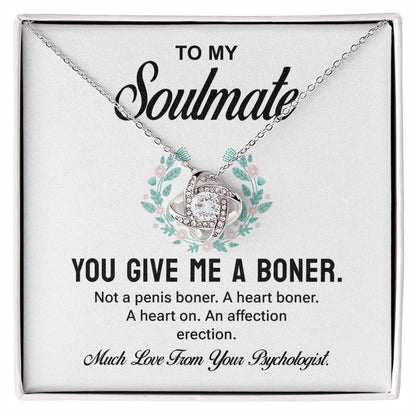 Funny Soulmate Necklace Gift from Psychologist
