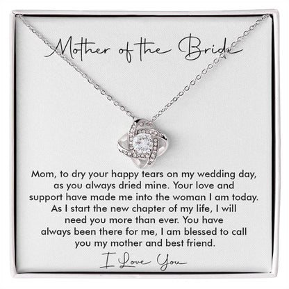 Necklace for Mom from Bride Wedding Day