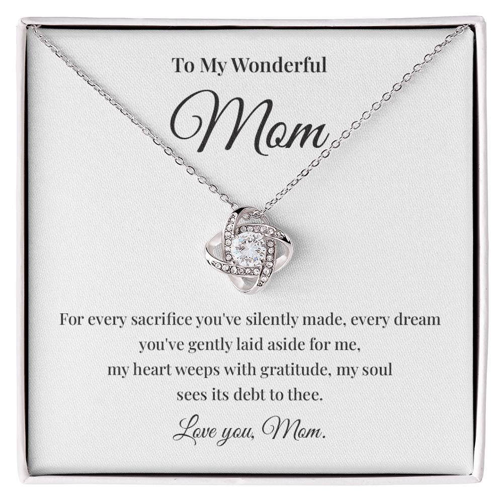 To My Wonderful Mom Best Mom Ever Necklace Spiritual Bond With Mom Necklace Wonderful Mom Necklace Gift Gift For Mom Thoughtful Gift For Mom Unique Gift For Mother-child Bond Meaningful Gift For Mom Necklace For Family Bond