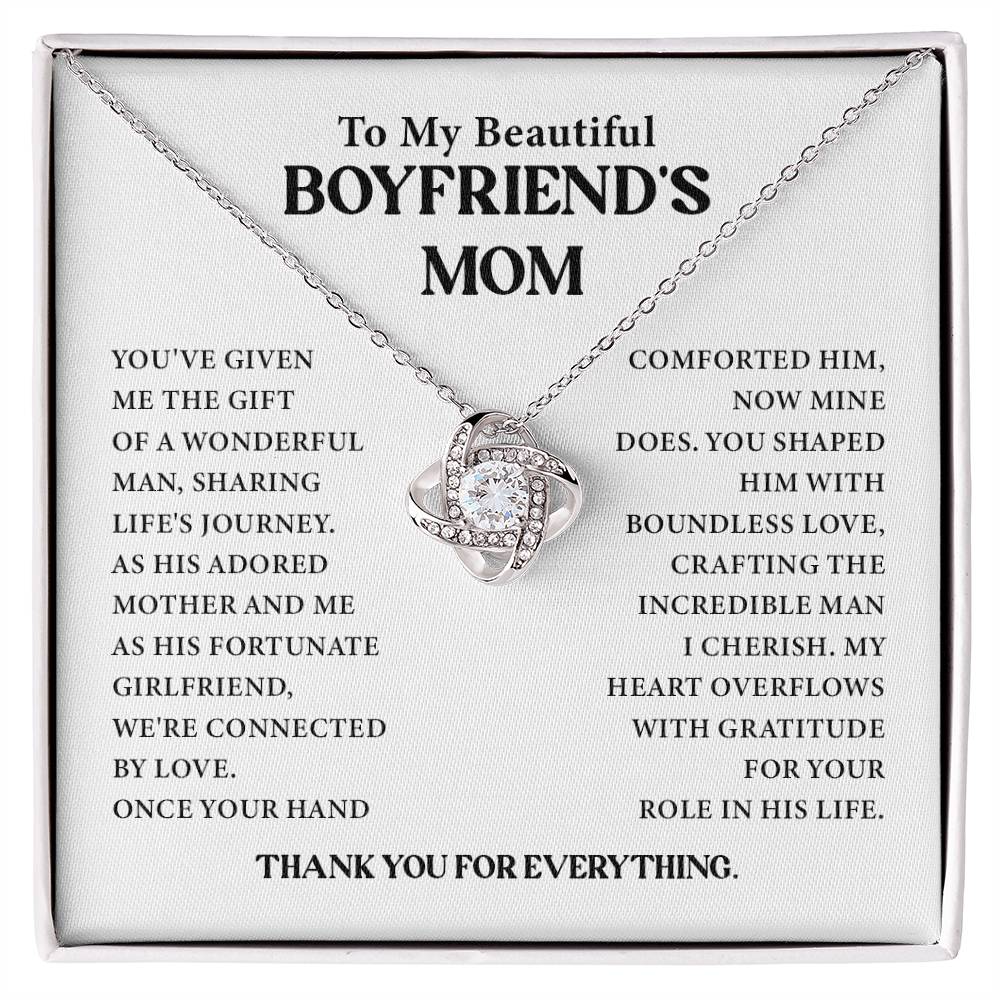 To My Beautiful BOYFRIEND'S MOM YOU'VE GIVEN ME.
