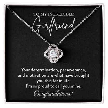 Incredible Girlfriend Graduation Necklace
