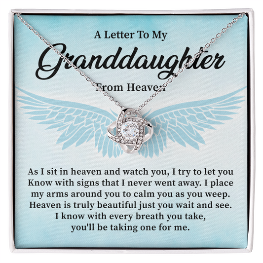 A Little To My Granddaughter From Heaven