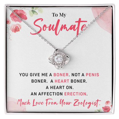 Funny Zoologist Necklace Gift for Soulmate