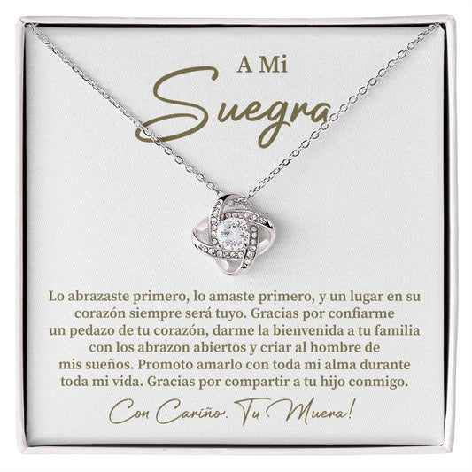 A Mi Suegra Lo Abrazaste Primero, Lo Amaste Primero,  Y Un Luger En Su Corazon Siempre Sera Tuyo.