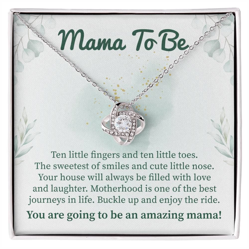 Mama To Be Ten Little Fingers And Ten Little Toes, Christmas Jewelry Gift For New Mom.