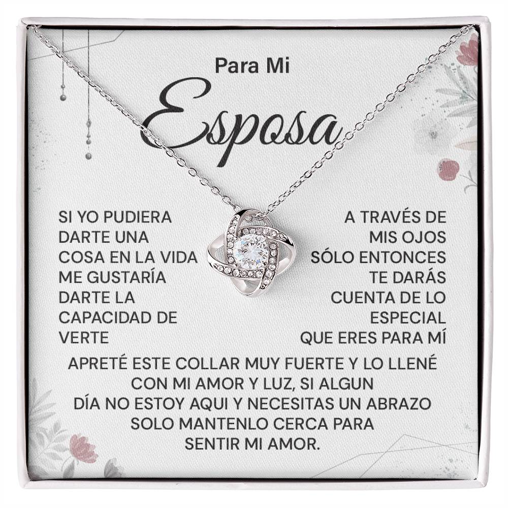 Para Mi Esposa, Amor Eterno, Collar De Joyería De Sincero Agradecimiento, Collar De Corazón Y Alma, Collar De Agradecimiento, Collar De Regalo Que Celebra Nuestro Vínculo, Regalo Especial Para Mi Esposa, Mensaje Sincero Con Collar Para Mi Novia