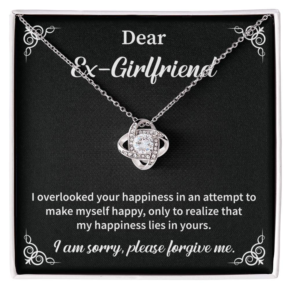 Apology Necklace Gift for Ex-Girlfriend – with Heartfelt Note