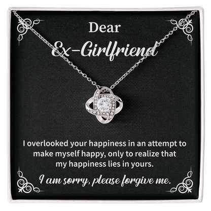 Apology Necklace Gift for Ex-Girlfriend – with Heartfelt Note