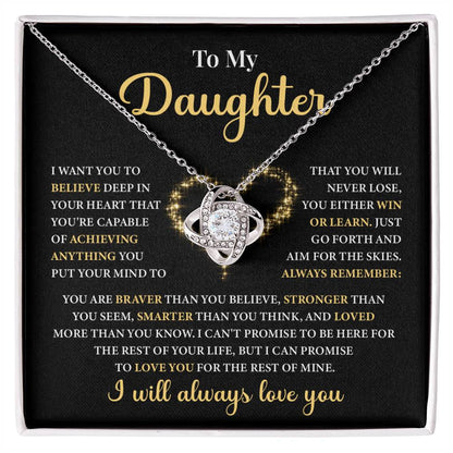 Daughter Gift from Parent – Believe in Yourself Card