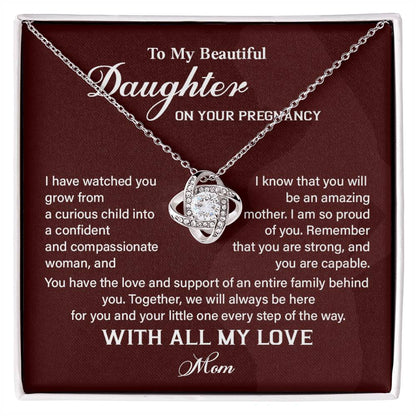 Pregnancy Gift for Daughter from Mom – With Message Card