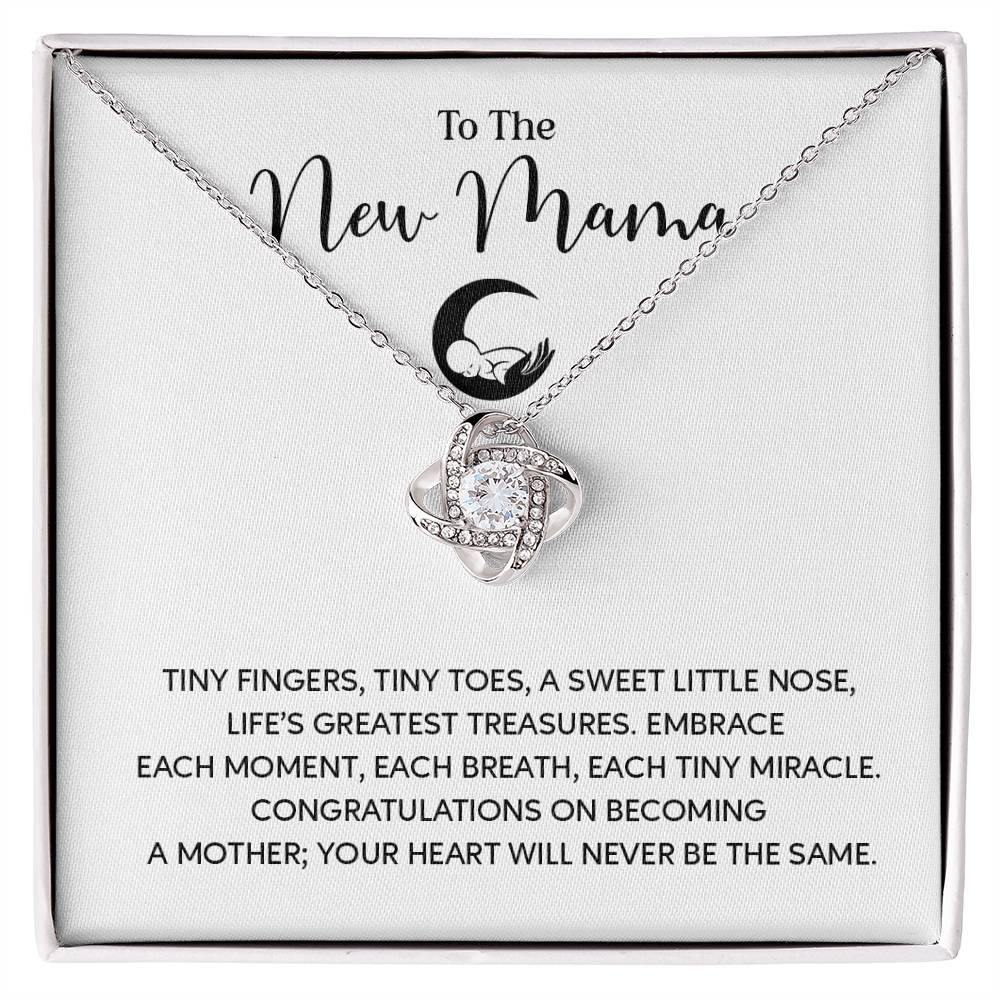 To The New Mama Gift From Your Mom Mama Jewelry Motherhood Gifts Personalized Baby Shower Gift Unique Gift For New Moms Sentimental Necklace For Mama Mom To Be Gift Cute Baby Shower Jewelry Welcome Baby Necklace Meaningful Gift For Mothers