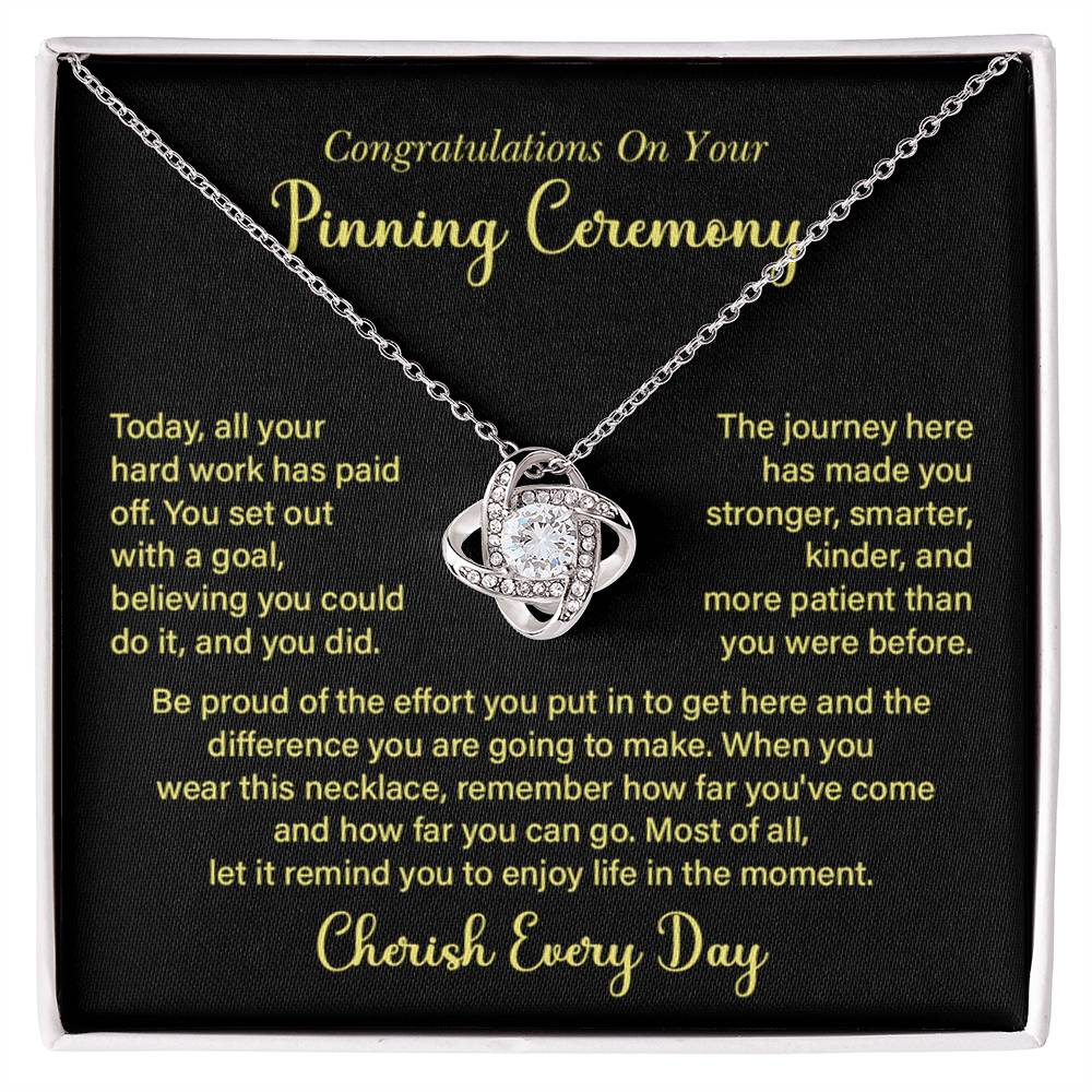 Congratulations On Your Pinning Ceremony Necklace Pinning Ceremony Necklace Gift Congratulations Pinning Ceremony Jewelry Journey Of Success Necklace Pinning Ceremony Milestone Necklace Necklace To Celebrate Hard Work Pinning Ceremony Keepsake Jewelry