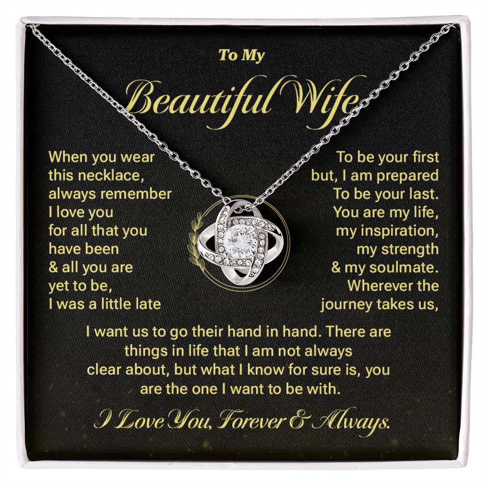 Gift for Wife from Husband – Love You Message Card