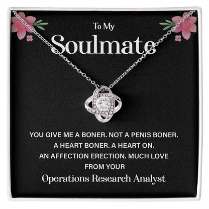 Funny Gift from Analyst to Soulmate Necklace Box