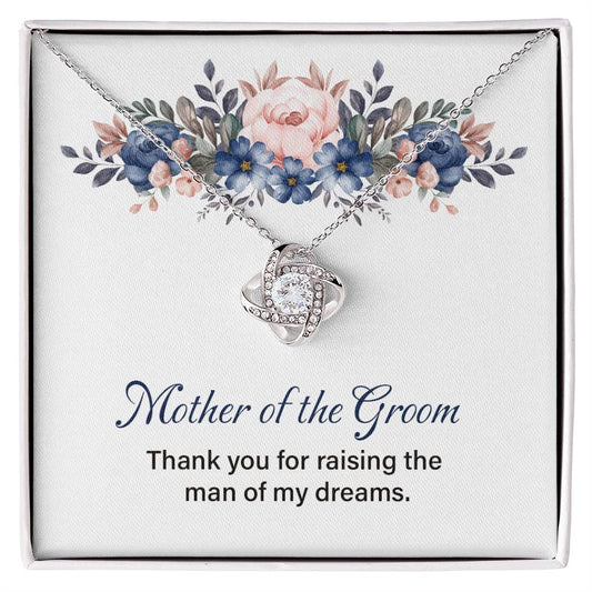 Mother of Groom Gift Necklace with Message Card