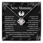 New Mommy Necklace Gift with Sweet Card
