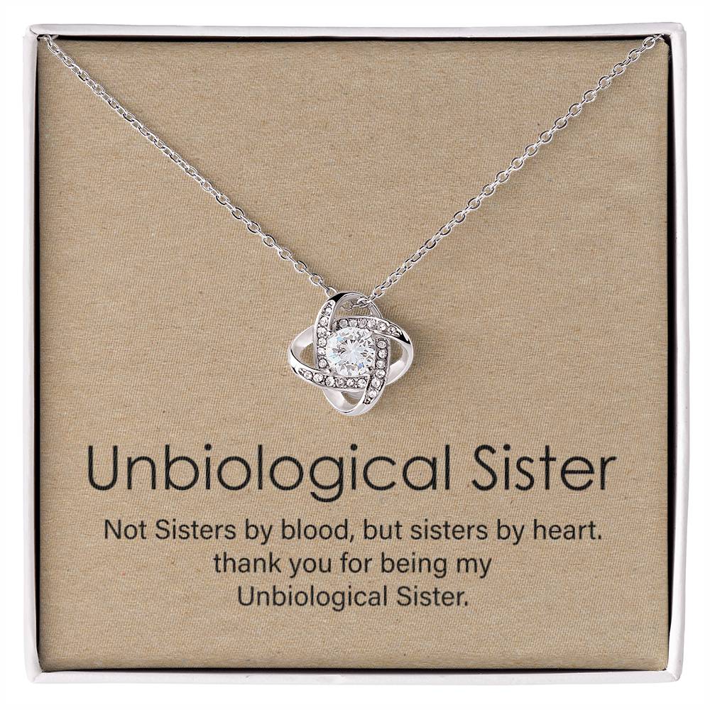 Unbiolofical Sister Necklace Gift for Sister Pendant Necklace With Sentimental  Message.