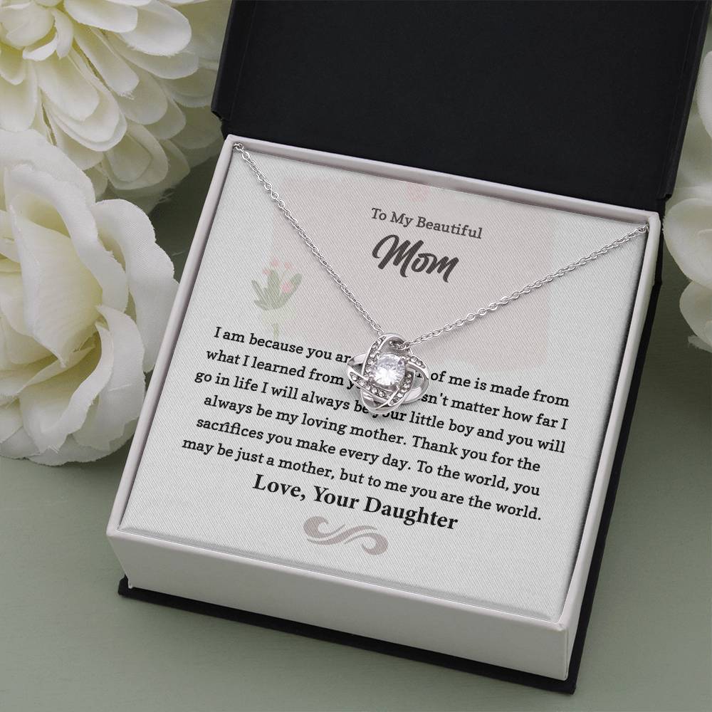 Necklace Gift from Daughter to Loving Mother