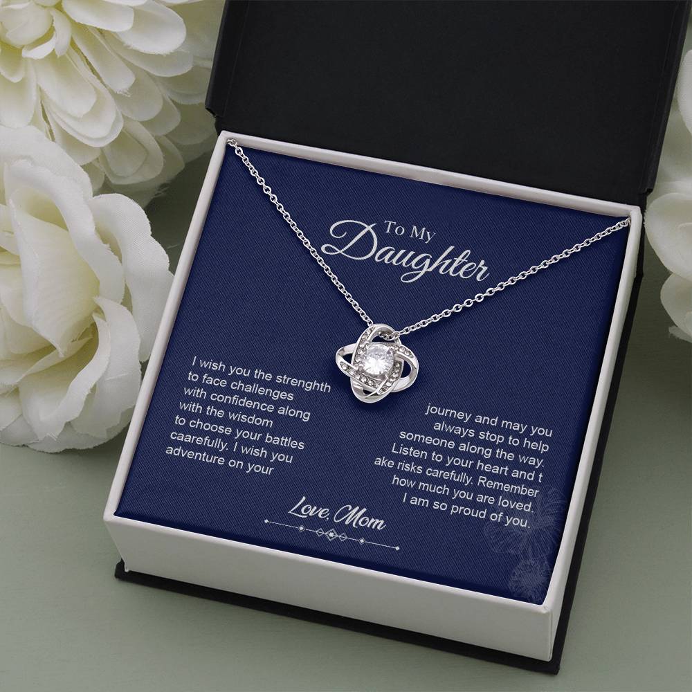 Confidence & Love – Mom to Daughter Necklace Gift