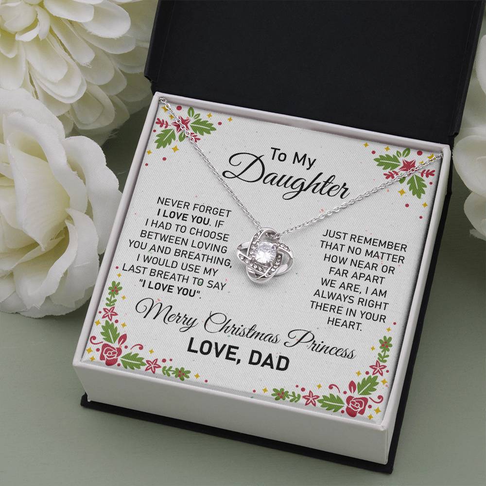 Christmas Necklace Gift for Daughter from Dad