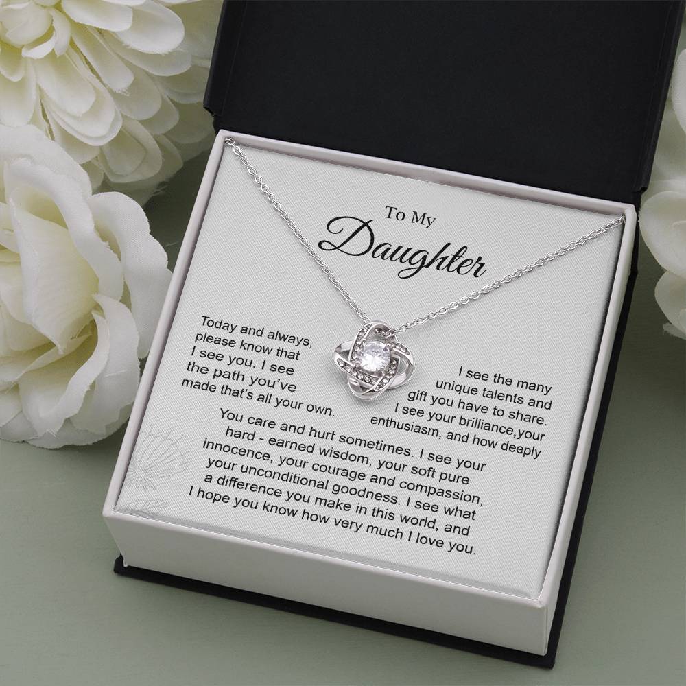 Daughter Necklace Gift from Mom