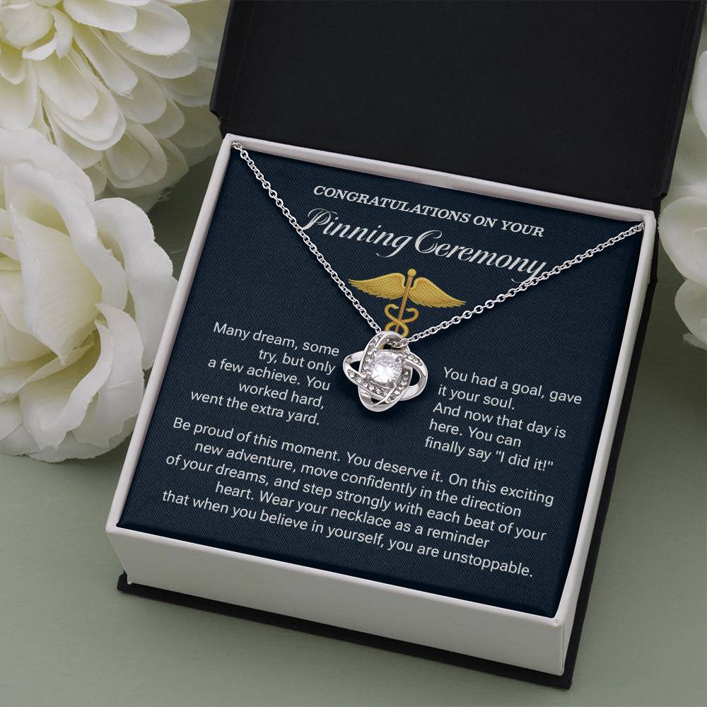 Congratulations On Your Pinning Ceremony Necklace Pinning Ceremony Necklace Gift Congratulations Pinning Ceremony Jewelry Believe In Yourself Necklace Jewelry For New Adventure Graduation Necklace Gift Necklace For Graduates