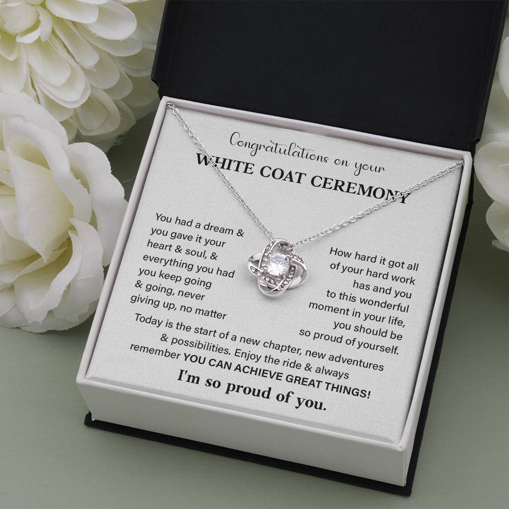 Congratulations On Your White Coat Ceremony White Coat Ceremony Congratulations Necklace New Beginnings Jewelry Meaningful Gift Supportive Gift Emotional Connection Necklace Motivational Jewelry You Are Amazing Necklace