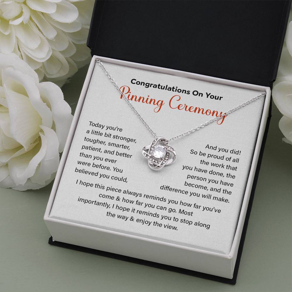 Congratulations On Your Pinning Ceremony Strength And Determination Jewelry Enjoy The View Necklace Best Wishes Necklace Path To Success Necklace Personal Growth Jewelry Motivational Jewelry For New Beginnings Meaningful Gift For Graduates