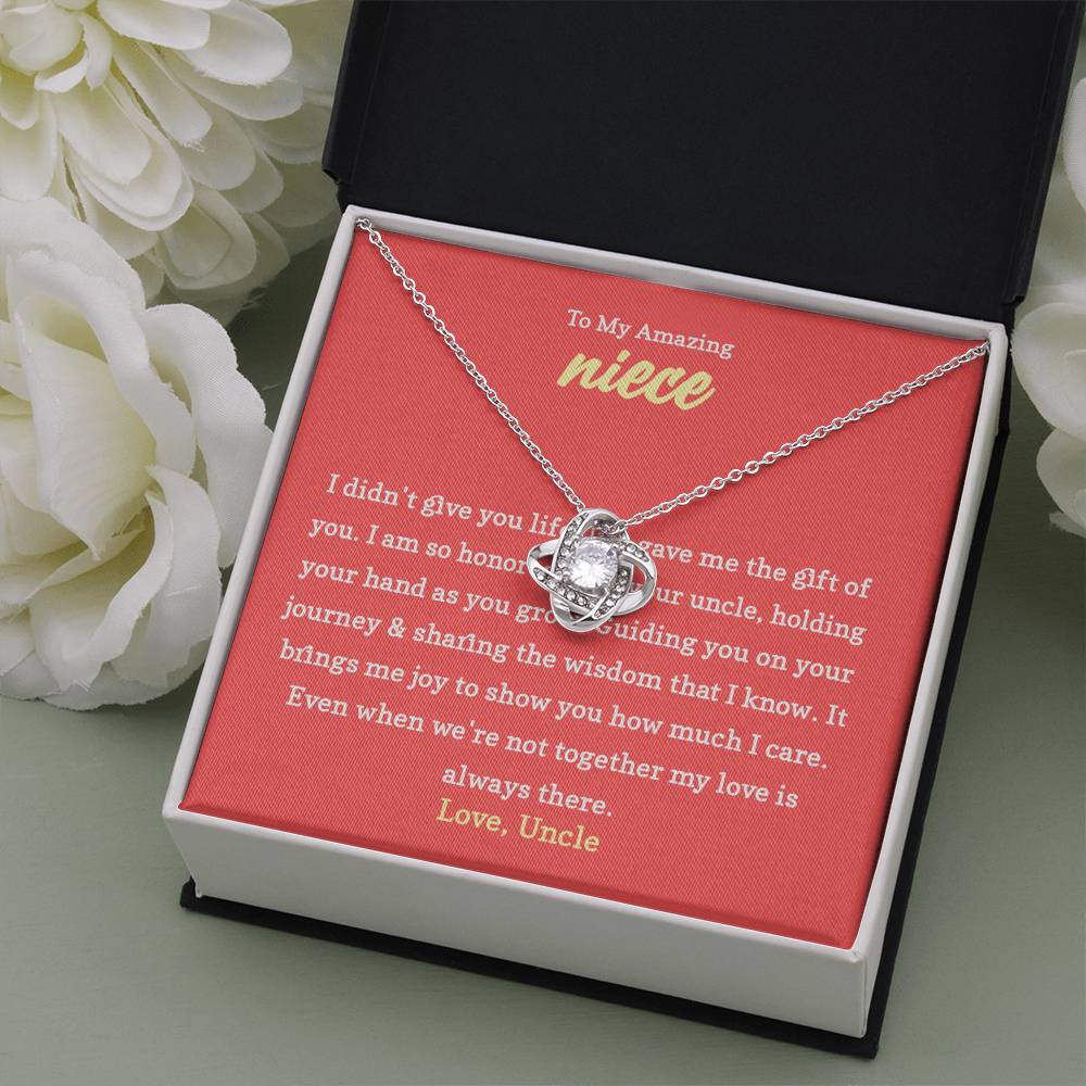 Necklace Gift for Niece from Her Loving Uncle